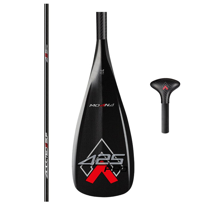 ZJ 425Pro Carbon SUP Paddle With MOANA Blade And High Modulus Carbon Tapered Shaft In Lightweight((unassembled))