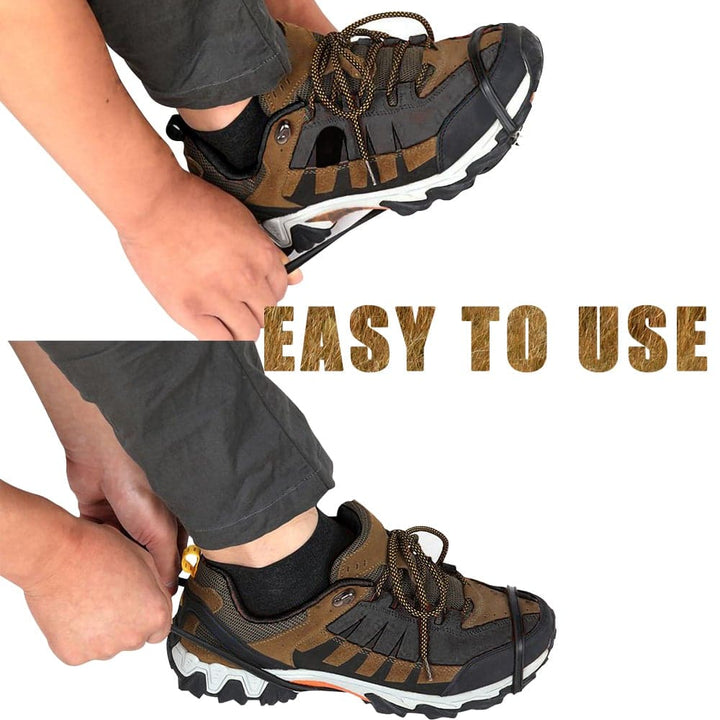 Z&J SPORT Crampons 8 Manganese Steel Anti-Slip Micro Spikes TPE Grip Pad (Only Valid When Ordering With Paddles)