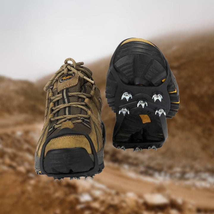 Z&J SPORT Crampons 8 Manganese Steel Anti-Slip Micro Spikes TPE Grip Pad (Only Valid When Ordering With Paddles)