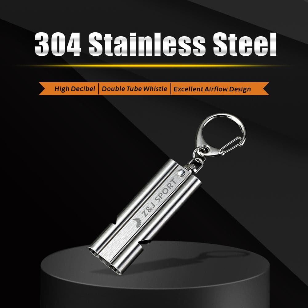 ZJ Stainless Steel Emergency Survival Whistles(Only Valid When Ordering with Paddles)