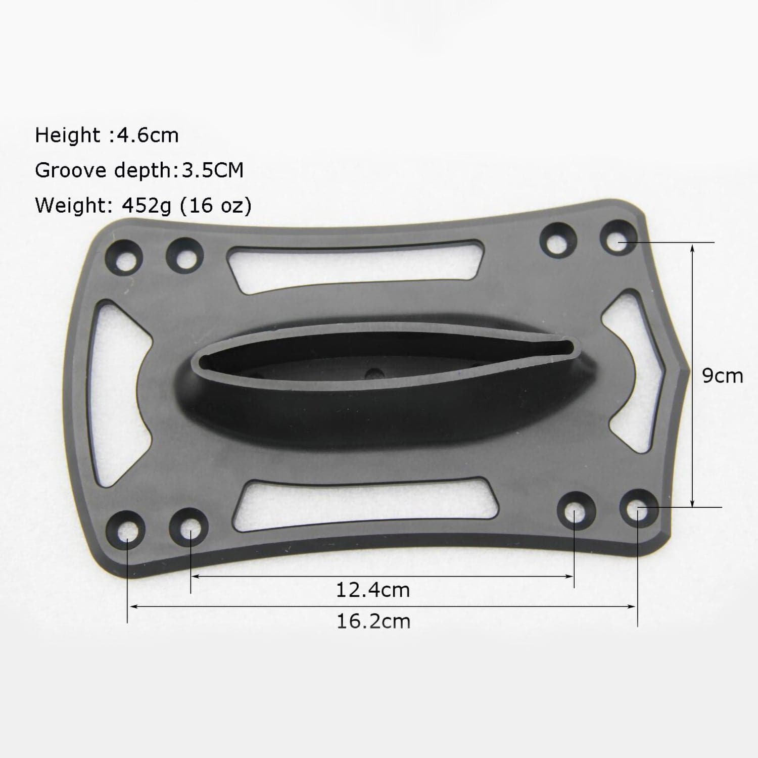 Placa de montagem ZJ Alu para hidrofólio de carbono