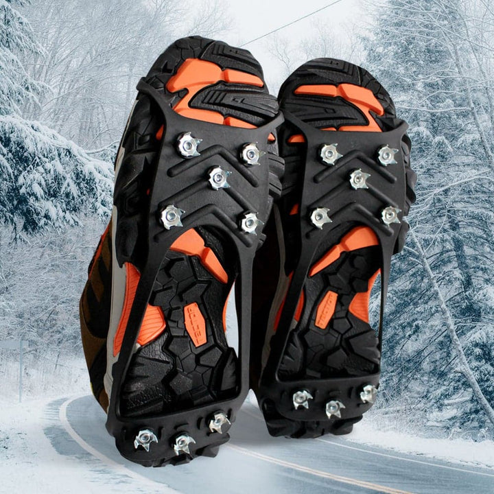 Z&J SPORT Crampons 8 Manganese Steel Anti-Slip Micro Spikes TPE Grip Pad (Only Valid When Ordering With Paddles)
