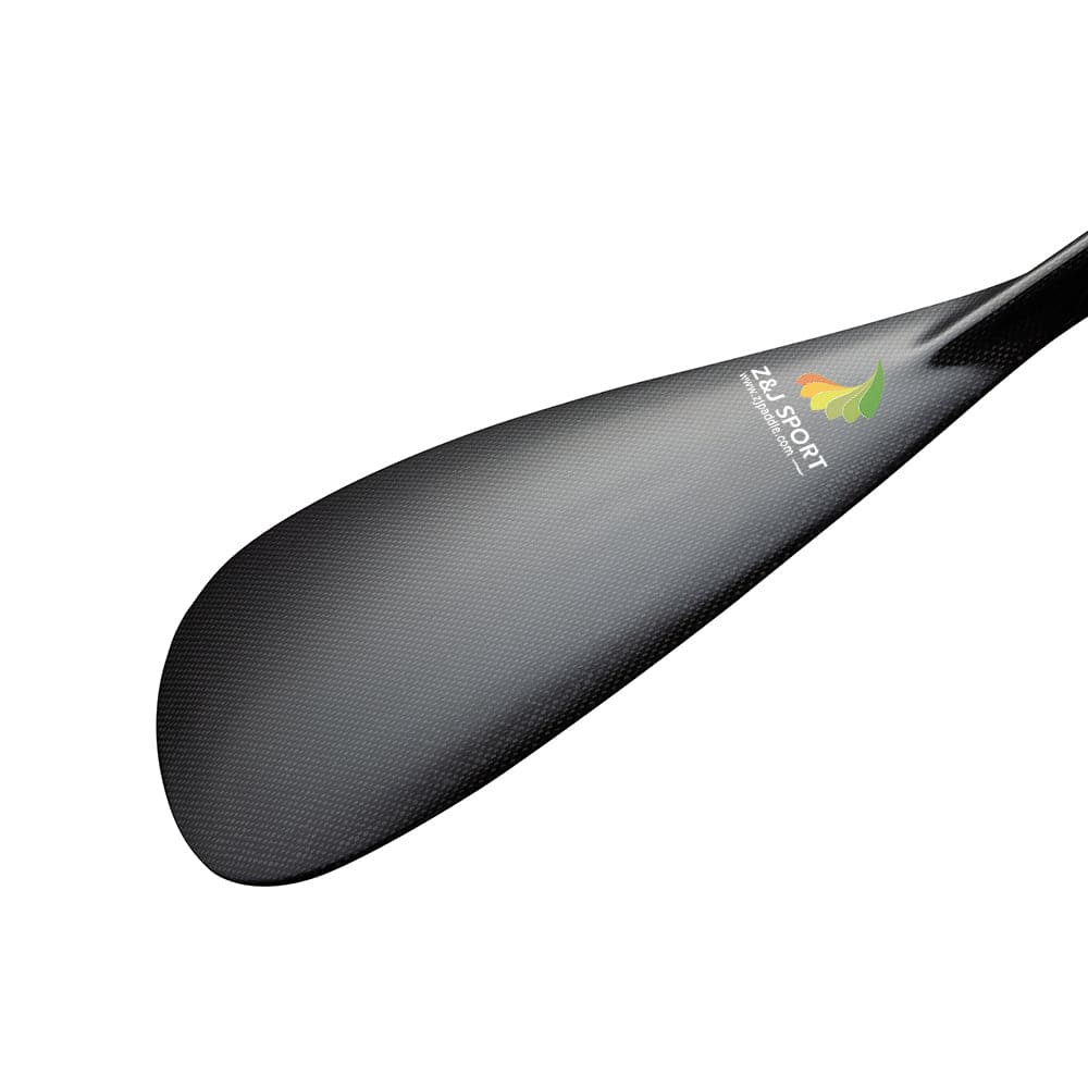 ZJ Lightweight Carbon Fiber 1-Piece SUP Paddel mit ovalem Schaft