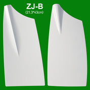 Avirons de godille ZJ avec manche ovale en carbone (5 paires/boîte)