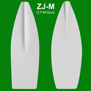 ZJ Sculling Ruder mit Carbon Oval Shaft (5 Paar/Box)