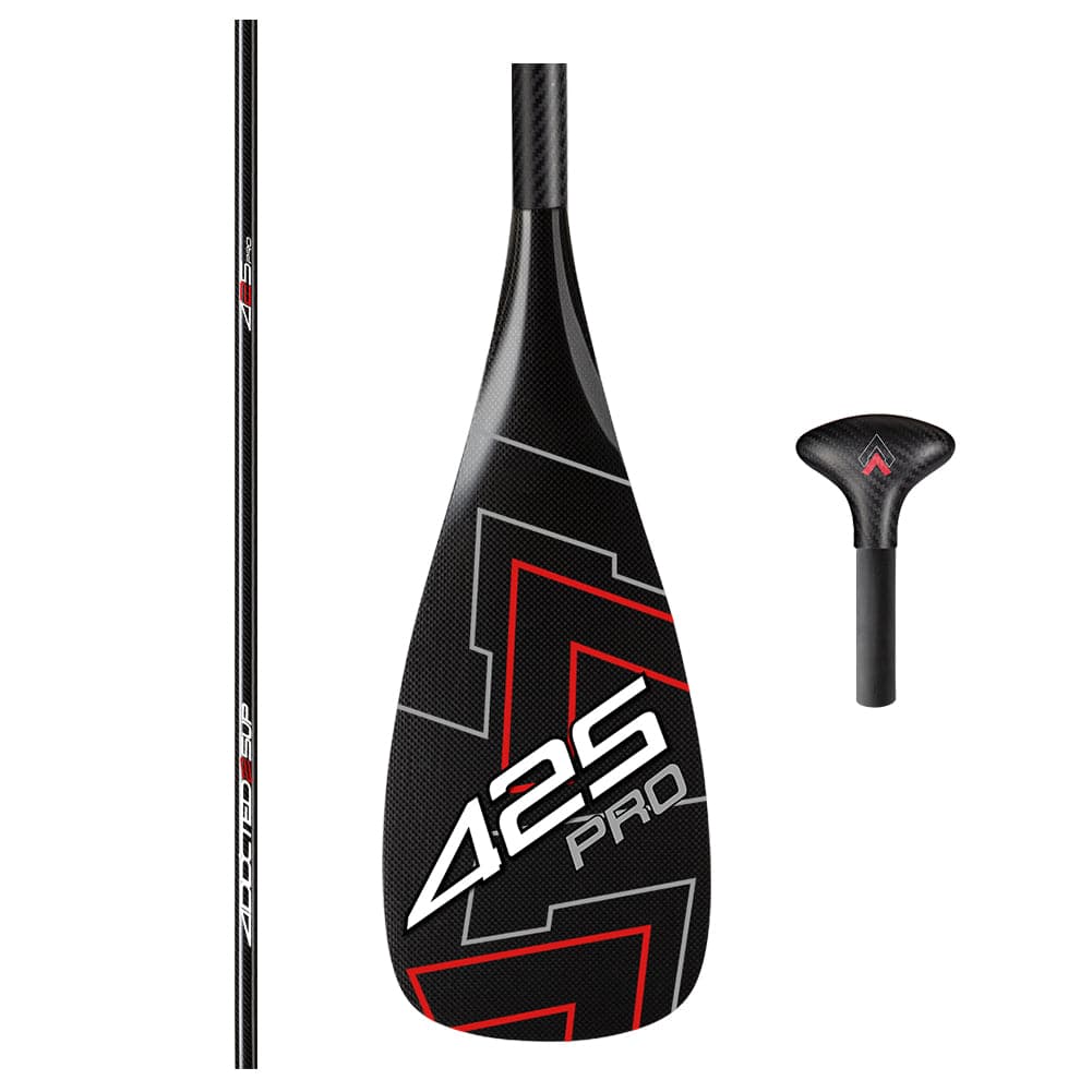 ZJ 425Pro Carbon SUP Paddle With MOANA Blade And High Modulus Carbon Tapered Shaft In Lightweight(unassembled)