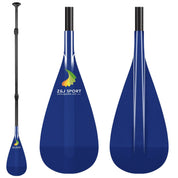 ZJ 3-teiliges SUP-Paddel mit durchscheinendem Fiberglasblatt im Rabatt