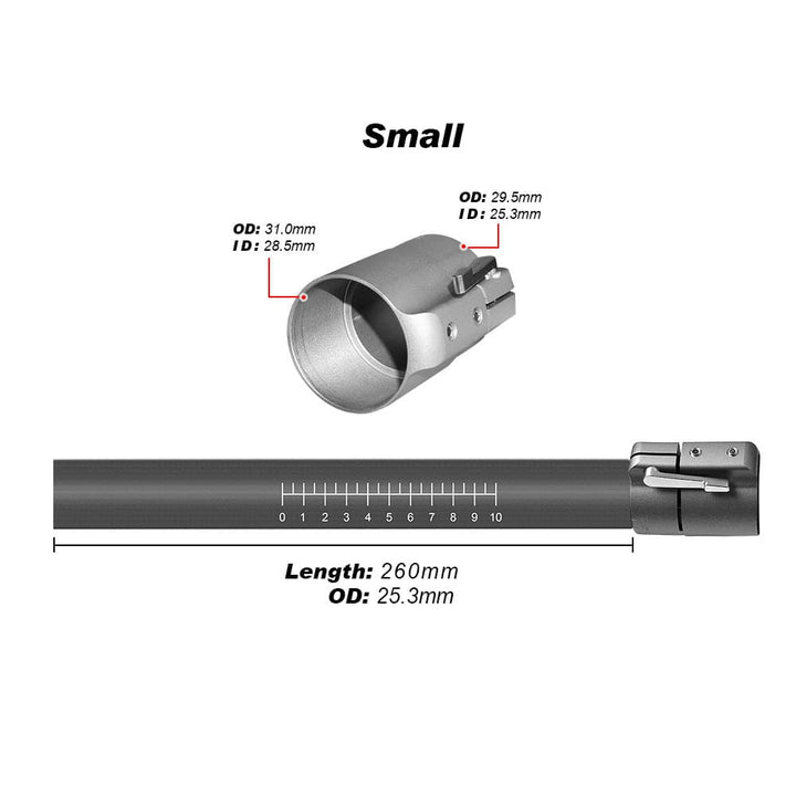 Virole de réglage de pince en plastique et en aluminium ZJ avec tube intérieur en carbone pour pagaie Seakayak [Livraison gratuite]
